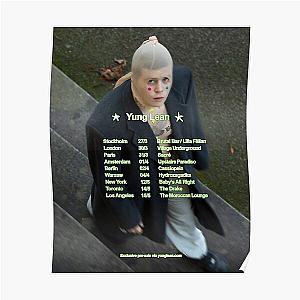 Yung Lean Posters - Yung Lean Starz tour poster 2020 Poster RB3101