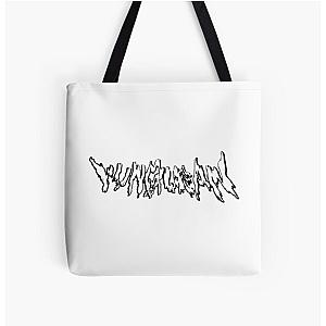 Yung Lean Bags - Yung Lean Logo All Over Print Tote Bag RB3101