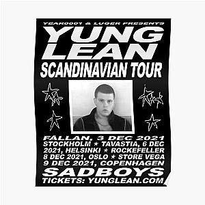 Yung Lean Posters - Yung Lean Scandinavian Tour Poster Poster RB3101