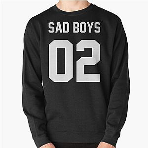 Yung Lean Sweatshirts - Yung Lean Sad Boys 02 - (white text) Pullover Sweatshirt RB3101