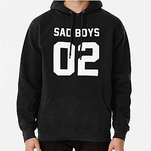 Yung Lean Hoodies - Yung Lean Sad Boys 02 - (white text) Pullover Hoodie RB3101