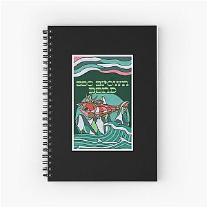 Zac brown poster fish Spiral Notebook