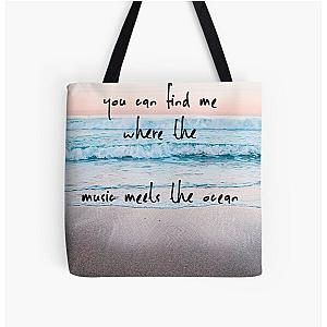 zac brown band All Over Print Tote Bag