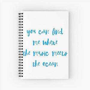 Zac brown band lyric Spiral Notebook