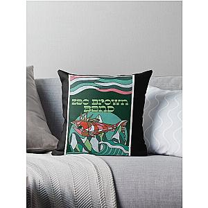 Zac brown poster fish Throw Pillow