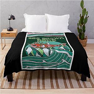 Zac brown poster fish Throw Blanket