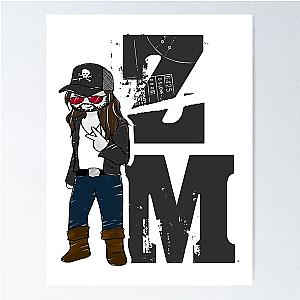 Zach McGowan - ZM - black Poster