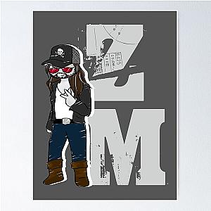 Zach McGowan - ZM - White Poster