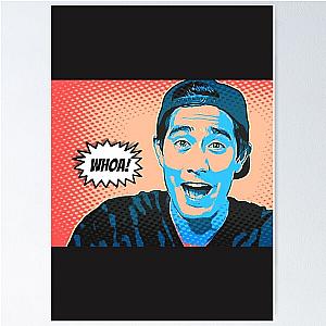 Zach King Artistic Illustration Comic Style Poster