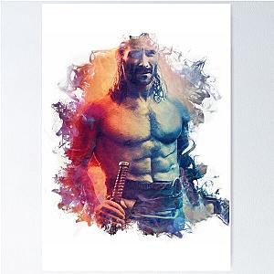 Zach McGowan Scorpion King Design 1 Chiffon Top Poster