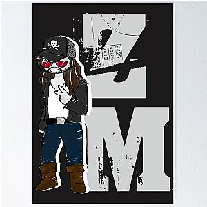 Zach McGowan - ZM - White Poster