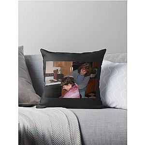 Alice King Giving Zach Haircut Throw Pillow