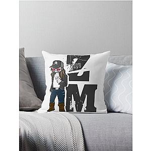 Zach McGowan - ZM - black Throw Pillow