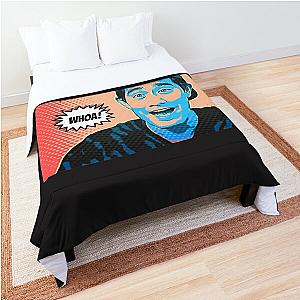 Zach King Artistic Illustration Comic Style Comforter