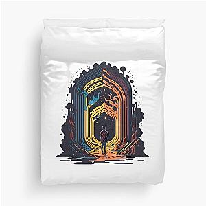 Zach King Dimensional Doorways Duvet Cover