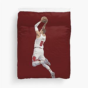 Zach Lavine 8 Dunk Duvet Cover