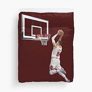 Zach Lavine 8 Dunk Highlights Duvet Cover