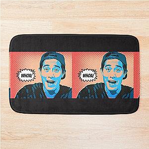 Zach King Artistic Illustration Comic Style Bath Mat