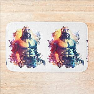 Zach McGowan Scorpion King Design 1 Chiffon Top Bath Mat