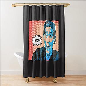 Zach King Artistic Illustration Comic Style Shower Curtain