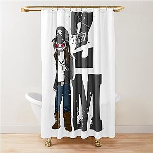 Zach McGowan - ZM - black Shower Curtain