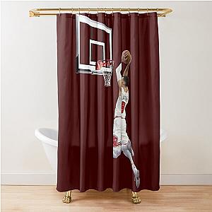 Zach Lavine 8 Dunk Highlights Shower Curtain