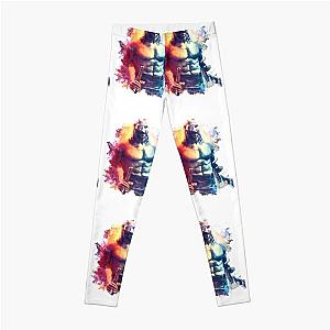 Zach McGowan Scorpion King Design 1 Chiffon Top Leggings