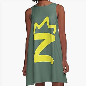 Zach King Magic Gold Large A-Line Dress