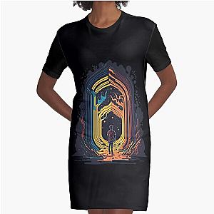 Zach King Dimensional Doorways Graphic T-Shirt Dress