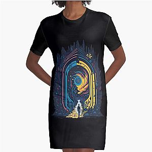 Zach King Illusionary Gateways Graphic T-Shirt Dress