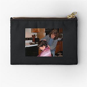 Alice King Giving Zach Haircut Zipper Pouch