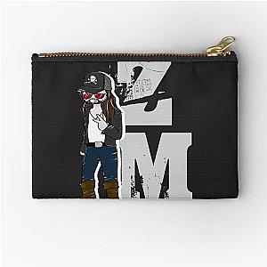 Zach McGowan - ZM - White Zipper Pouch