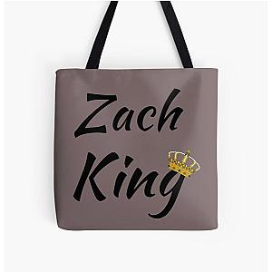 Zach King Crown Design All Over Print Tote Bag