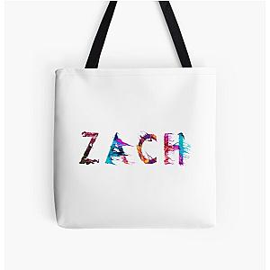 Prénom Zach All Over Print Tote Bag