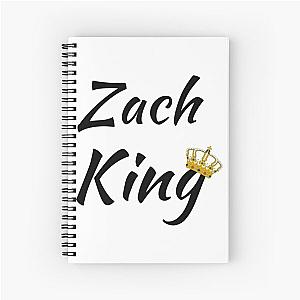 Zach King Crown Design Spiral Notebook