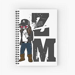 Zach McGowan - ZM - black Spiral Notebook