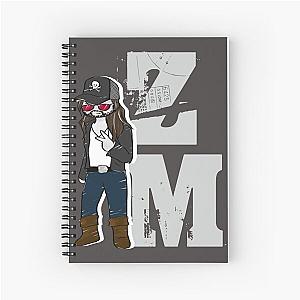 Zach McGowan - ZM - White Spiral Notebook