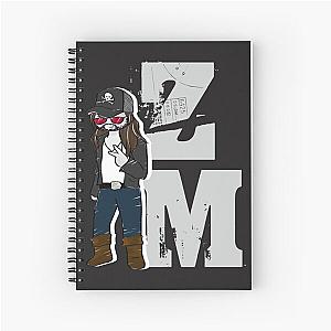 Zach McGowan - ZM - White Spiral Notebook