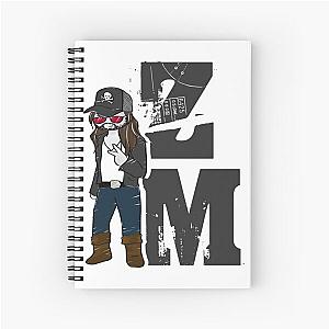 Zach McGowan - ZM - black Spiral Notebook