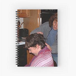 Alice King Giving Zach Haircut Spiral Notebook