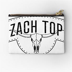 Black Skull Zipper Pouch by Zach