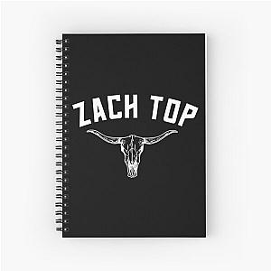 Zach Top American Singer Spiral Notebook