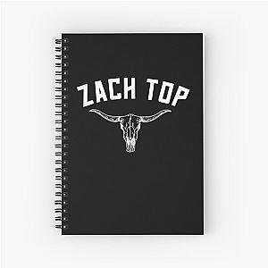 Zach Top Skull Spiral Notebook