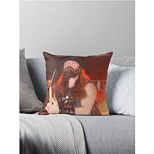 Zakk Wylde - Black Label Society - Photograph Throw Pillow