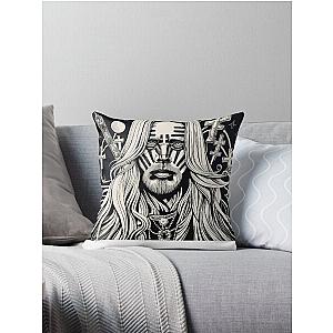 Zakk Wylde Art Work Throw Pillow