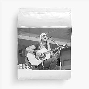 Zakk Wylde BW Photograph Duvet Cover