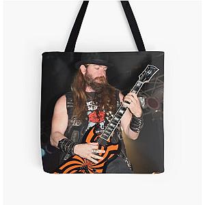 Zakk Wylde - Black Label Society - Photograph All Over Print Tote Bag