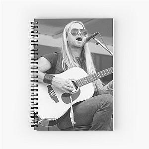 Zakk Wylde BW Photograph Spiral Notebook