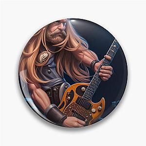 Black Label Society: Zakk Wylde Art Pin