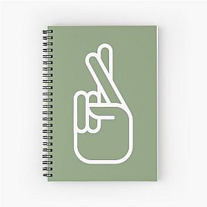 Zayn Malik Tattoo Fingers-crossed tattoo Spiral Notebook